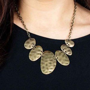 Cave Crawl - Brass Necklace